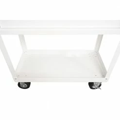 Husky 36 in. 3-Drawer with Solid Wood Top in Gloss White Utility Cart 21 Husky 36 in. 3-Drawer with Solid Wood Top in Gloss White Utility Cart -ToolHub Shop gloss white husky tool carts houc3603bj1 fa 1000