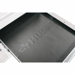 Husky 46 in. W x 24.5 in D Standard Duty 9-Drawer Mobile Workbench Tool Chest with Solid Wood Top in Gloss White 23 Husky 46 in. W x 24.5 in D Standard Duty 9-Drawer Mobile Workbench Tool Chest with Solid Wood Top in Gloss White -ToolHub Shop gloss white with silver trim husky mobile workbenches hotc4609bj6m 44 1000