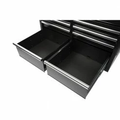 Husky 46 in. W x 24.5 in D Standard Duty 9-Drawer Mobile Workbench Tool Chest with Solid Wood Top in Gloss White 19 Husky 46 in. W x 24.5 in D Standard Duty 9-Drawer Mobile Workbench Tool Chest with Solid Wood Top in Gloss White -ToolHub Shop gloss white with silver trim husky mobile workbenches hotc4609bj6m 77 1000