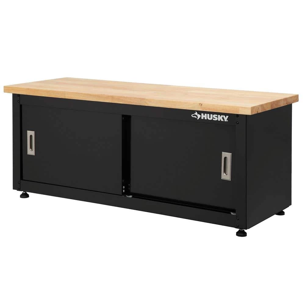 Husky Steel Storage Bench in Black (48 in. W x 20 in. H x 18 in. D) 3 Husky Steel Storage Bench in Black (48 in. W x 20 in. H x 18 in. D)
