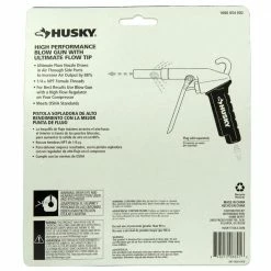 Husky High Performance Blow Gun with Ultimate Flow Tip -ToolHub Shop husky air blow guns 035 0018h 4f 1000