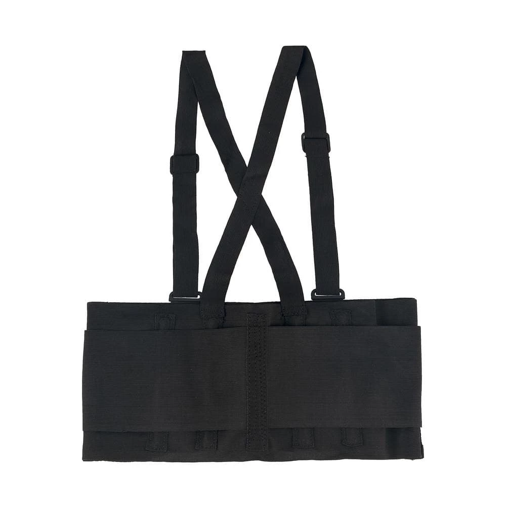 Husky Black Back Brace Support Belt Medium 4 Husky Black Back Brace Support Belt Medium - Image 2