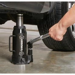 Husky 12-Ton Hydraulic Bottle Jack -ToolHub Shop husky bottle jacks hpl12b 40 1000