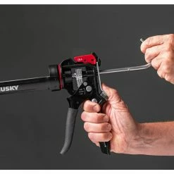 Husky 10 oz. Heavy-Duty High Leverage Drip Free Caulk Gun -ToolHub Shop husky caulk guns 19pt0902 76 1000