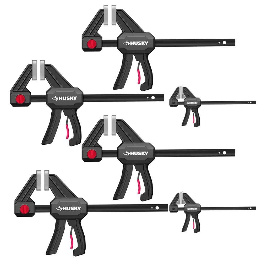 Husky Trigger Clamp Set (6-Piece) 3 Husky Trigger Clamp Set (6-Piece)