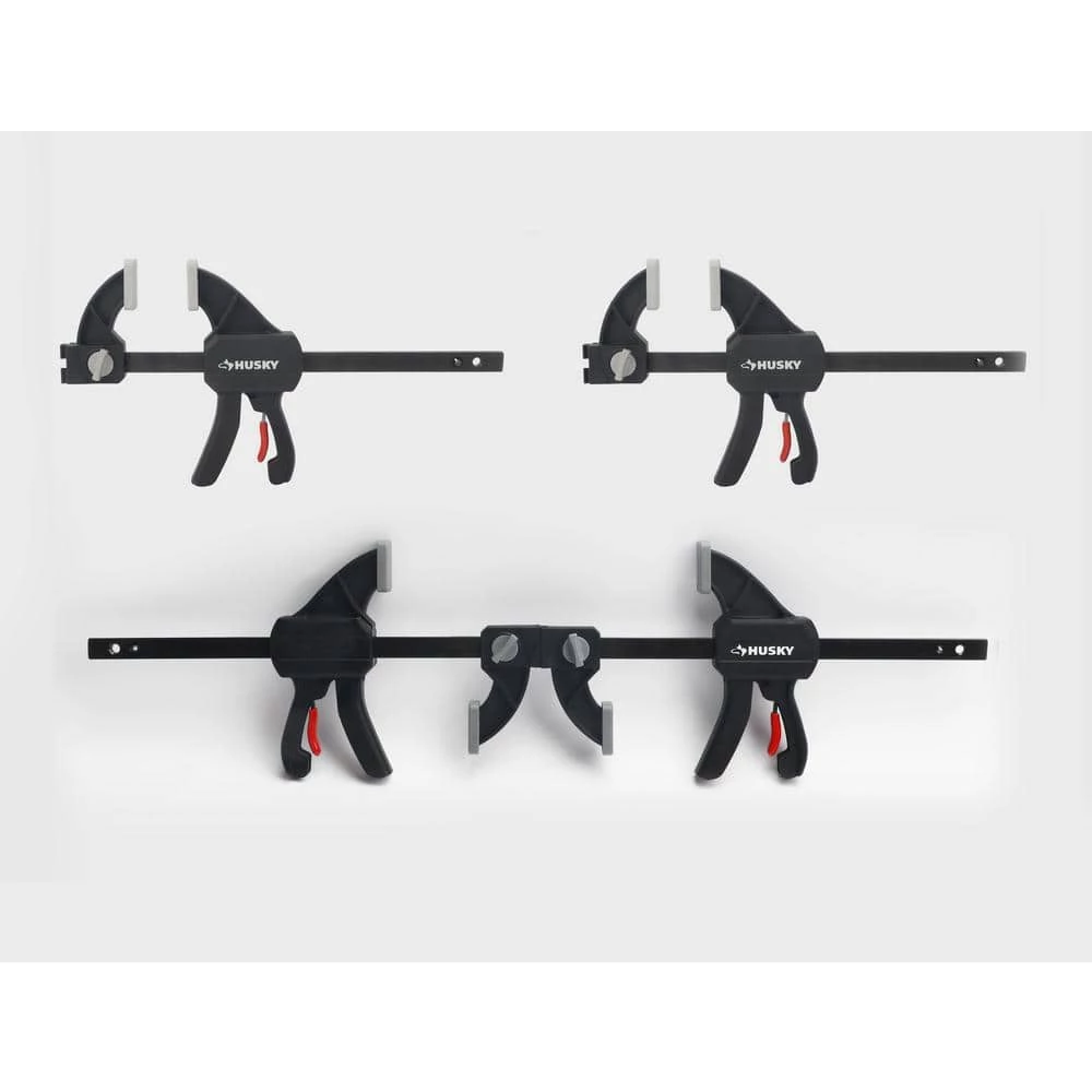 Husky Trigger Clamp Set (6-Piece) 6 Husky Trigger Clamp Set (6-Piece) - Image 4