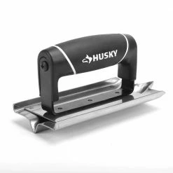 Husky 6 in. x 3 in. Stainless Steel Hand Groover 10 Husky 6 in. x 3 in. Stainless Steel Hand Groover -ToolHub Shop husky concrete groovers 57503 a0 1000
