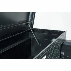 Husky 71.36 in. Matte Black Aluminum Full Size Crossbed Truck Tool Box -ToolHub Shop husky crossover truck tool boxes 102100 53 01 4f 1000
