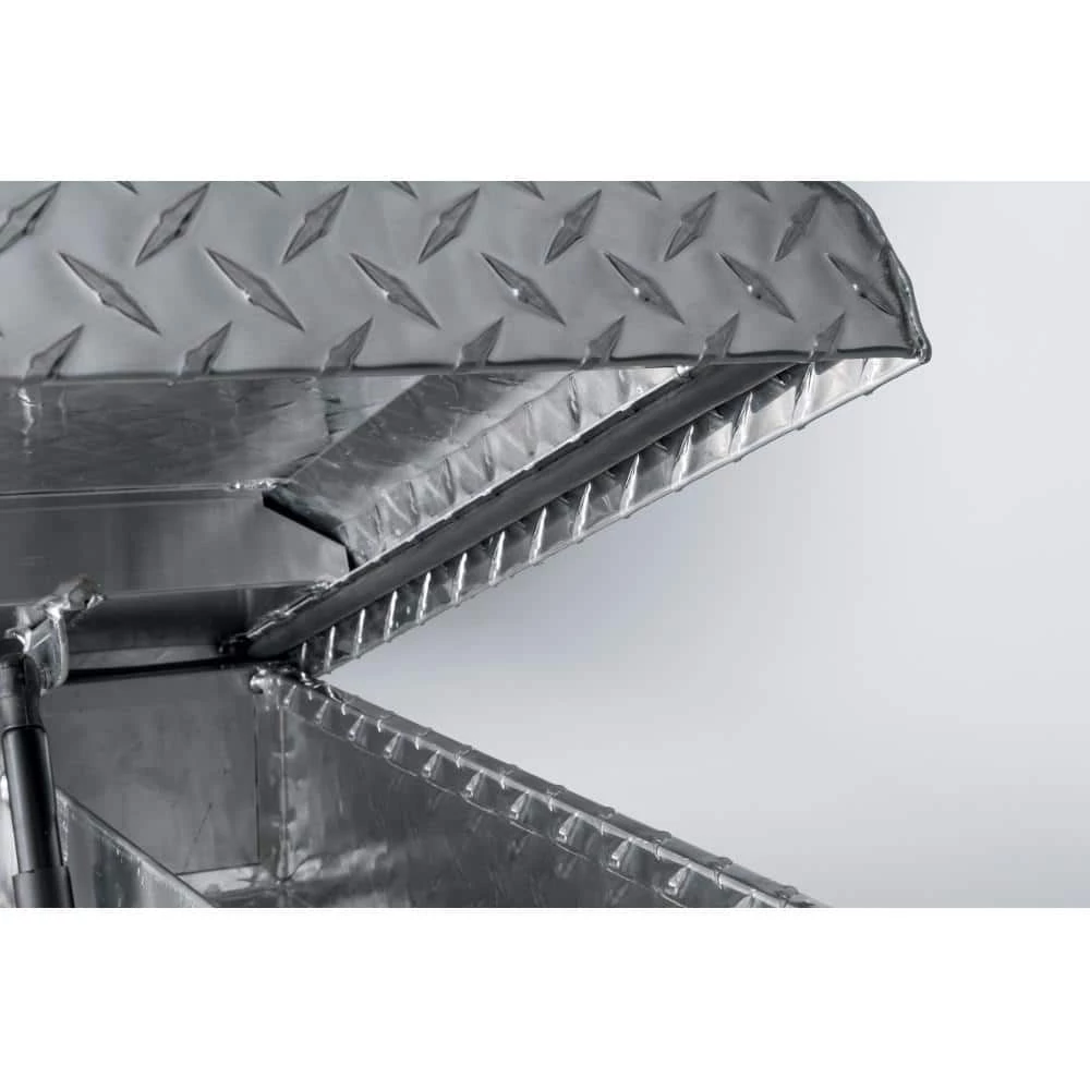 Husky 71.36 in. Diamond Plate Aluminum Full Size Crossbed Truck Tool Box 8 Husky 71.36 in. Diamond Plate Aluminum Full Size Crossbed Truck Tool Box - Image 6