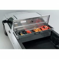 Husky 71.36 in. Diamond Plate Aluminum Full Size Crossbed Truck Tool Box 18 Husky 71.36 in. Diamond Plate Aluminum Full Size Crossbed Truck Tool Box -ToolHub Shop husky crossover truck tool boxes 102100 9 01 fa 1000
