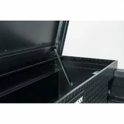 Husky 61.86 in. Matte Black Aluminum Low Profile Mid-Size Crossbed Truck Tool Box -ToolHub Shop husky crossover truck tool boxes 102102 53 01 1f 1000