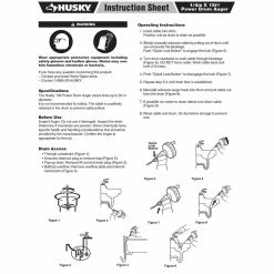 Husky 1/4 in. x 15 ft. Drum Auger -ToolHub Shop husky drain snakes 82 969 111 a0 1000