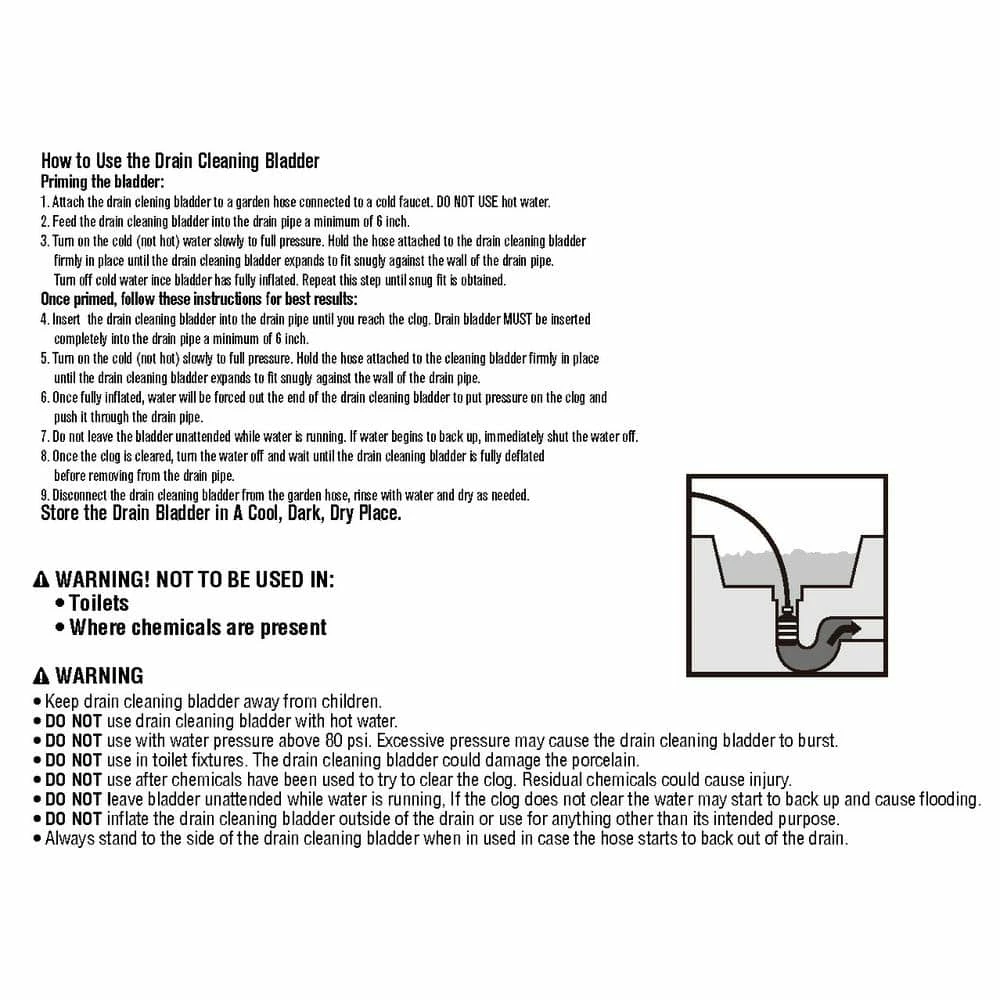 Husky Large Drain Bladder 8 Husky Large Drain Bladder - Image 6