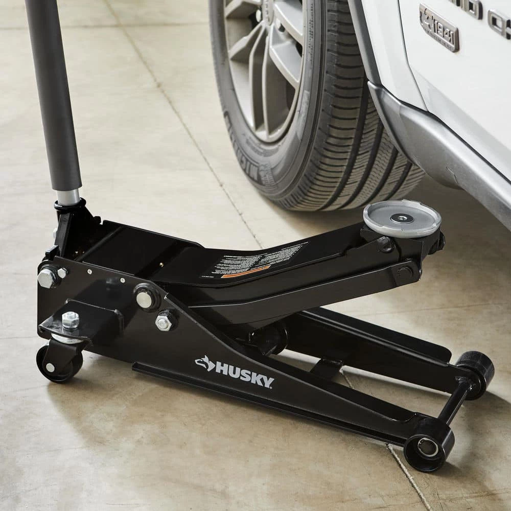 Husky 3-Ton Low Profile Floor Jack with Quick Lift 4 Husky 3-Ton Low Profile Floor Jack with Quick Lift - Image 3
