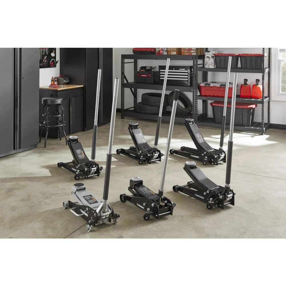 Husky 3-Ton Low Profile Floor Jack with Quick Lift 12 Husky 3-Ton Low Profile Floor Jack with Quick Lift - Image 11