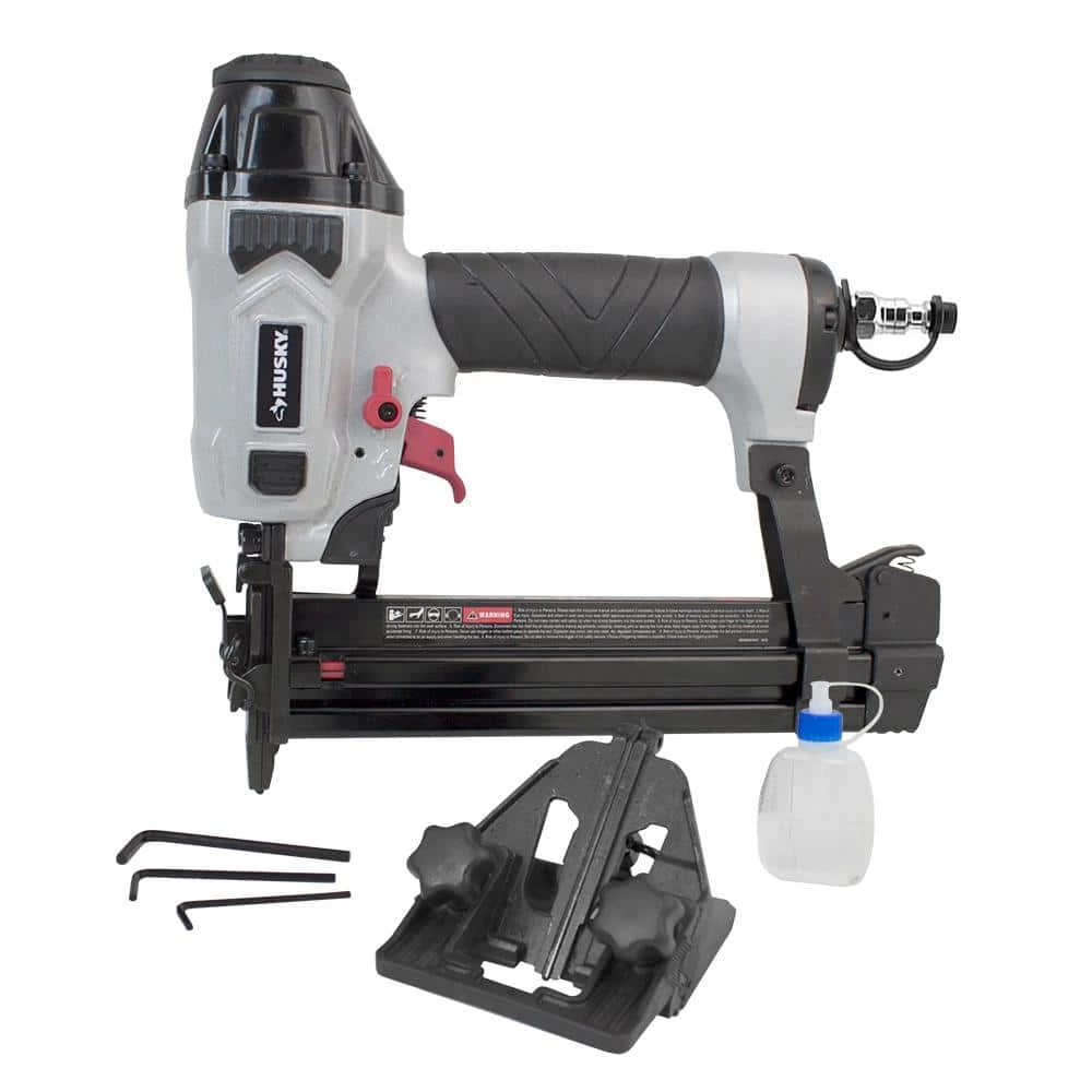 Husky Pneumatic 4-in-1 18-Gauge 1-5/8 in. Mini Flooring Nailer and Stapler 5 Husky Pneumatic 4-in-1 18-Gauge 1-5/8 in. Mini Flooring Nailer and Stapler - Image 3