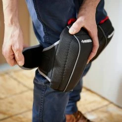 Husky Fabric Cap Foam Non-Marring Knee Pads -ToolHub Shop husky flooring knee pads 1h 22377 06 4f 1000