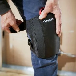 Husky Fabric Cap Foam Non-Marring Knee Pads -ToolHub Shop husky flooring knee pads 1h 226 4f 1000