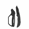 Husky 3 in. Sharpener and Nylon Handle Sporting 3 in. Steel Clip Point Straight Edge Folding Knife Tactical Knife -ToolHub Shop husky folding knives 90650 64 1000