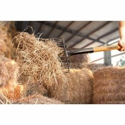 Husky 47 in. Wood Handle 10-Tines Welded Bedding Garden Fork 11 Husky 47 in. Wood Handle 10-Tines Welded Bedding Garden Fork -ToolHub Shop husky garden forks 77144 950 44 1000