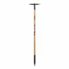 Husky 51 in. 2-Prong Wood Handle Weeder Hoe with Grip -ToolHub Shop husky garden hoes 618035 64 1000