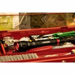 Husky 1500 Lumens Dual-Power Focusing LED Rechargeable Flashlight 3 Modes with USB Port and Rechargeable Battery -ToolHub Shop husky handheld flashlights hsky1500dpfl 31 1000