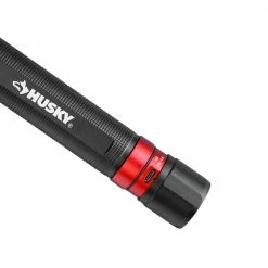 Husky 1500 Lumens Dual-Power Focusing LED Rechargeable Flashlight 3 Modes with USB Port and Rechargeable Battery -ToolHub Shop husky handheld flashlights hsky1500dpfl 4f 1000