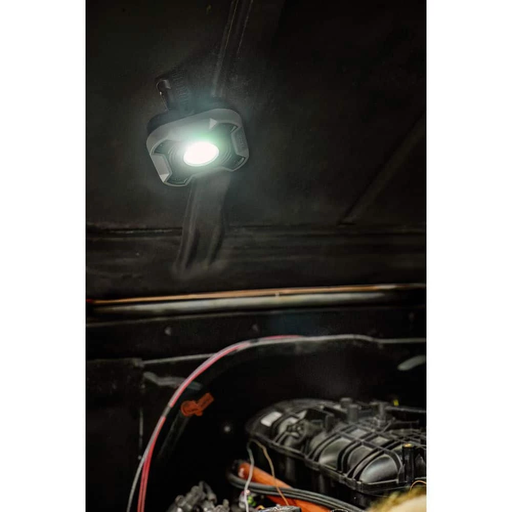 Husky 800-Lumen LED Utility Lights 2-Modes with Magnetic Handle and Batteries (2-Pack) 6 Husky 800-Lumen LED Utility Lights 2-Modes with Magnetic Handle and Batteries (2-Pack) - Image 4