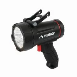 Husky 1500 Lumens Dual Power Rechargeable Handheld Spotlight