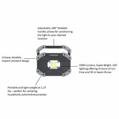 Husky 1000 Lumens LED Utility Light -ToolHub Shop husky handheld spotlights 99878 d4 1000