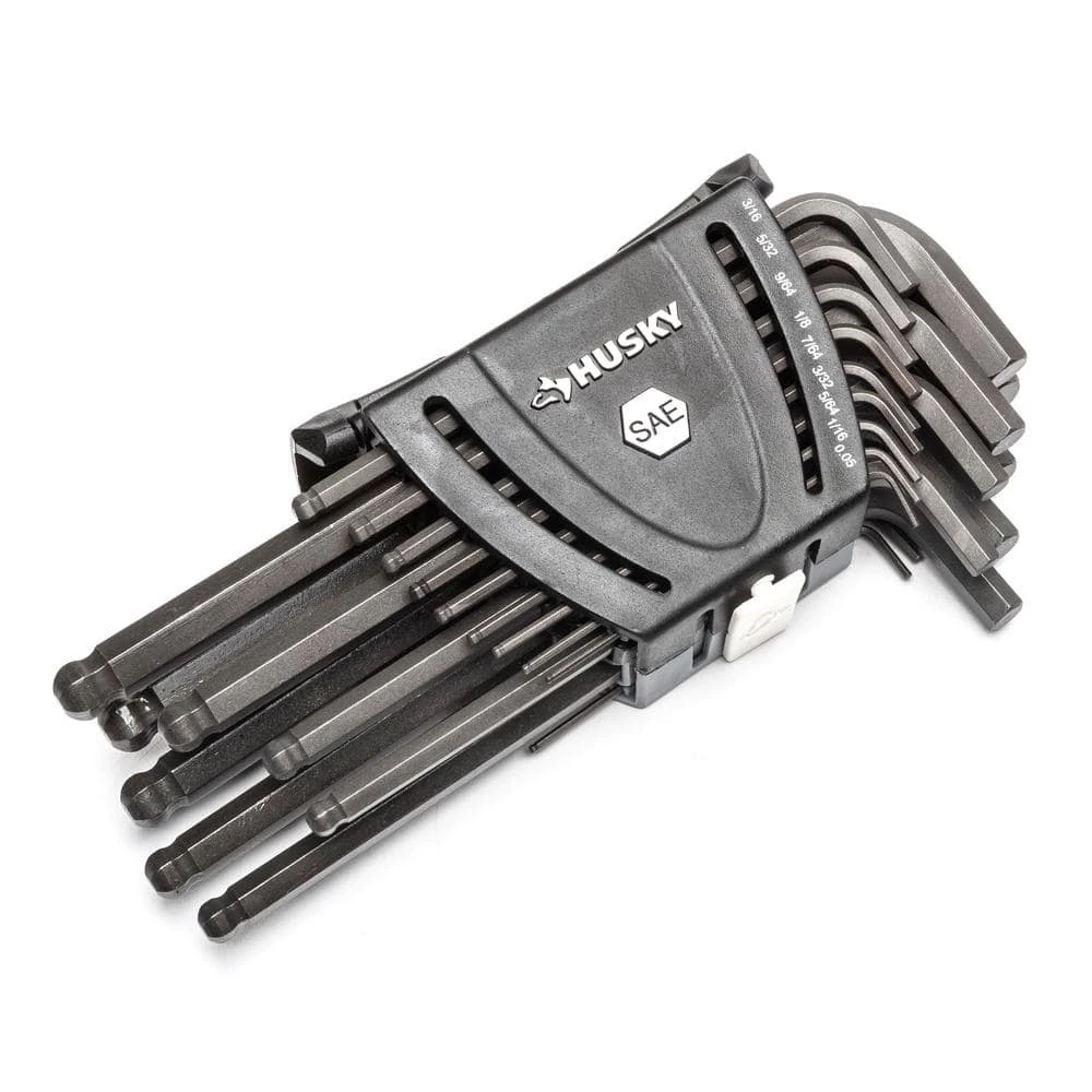 Husky SAE/Metric Ball End Hex Key Set (26-Piece) 7 Husky SAE/Metric Ball End Hex Key Set (26-Piece) - Image 5