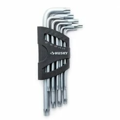 Husky Long Arm Tamperproof Torx Magnetic Key Set (9-Piece)