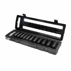 Husky 1/2 in. Drive Impact Socket Set, SAE in Blow Molded Case (11-Piece) 13 Husky 1/2 in. Drive Impact Socket Set, SAE in Blow Molded Case (11-Piece) -ToolHub Shop husky impact socket sets h2ddimp11pcs 40 1000