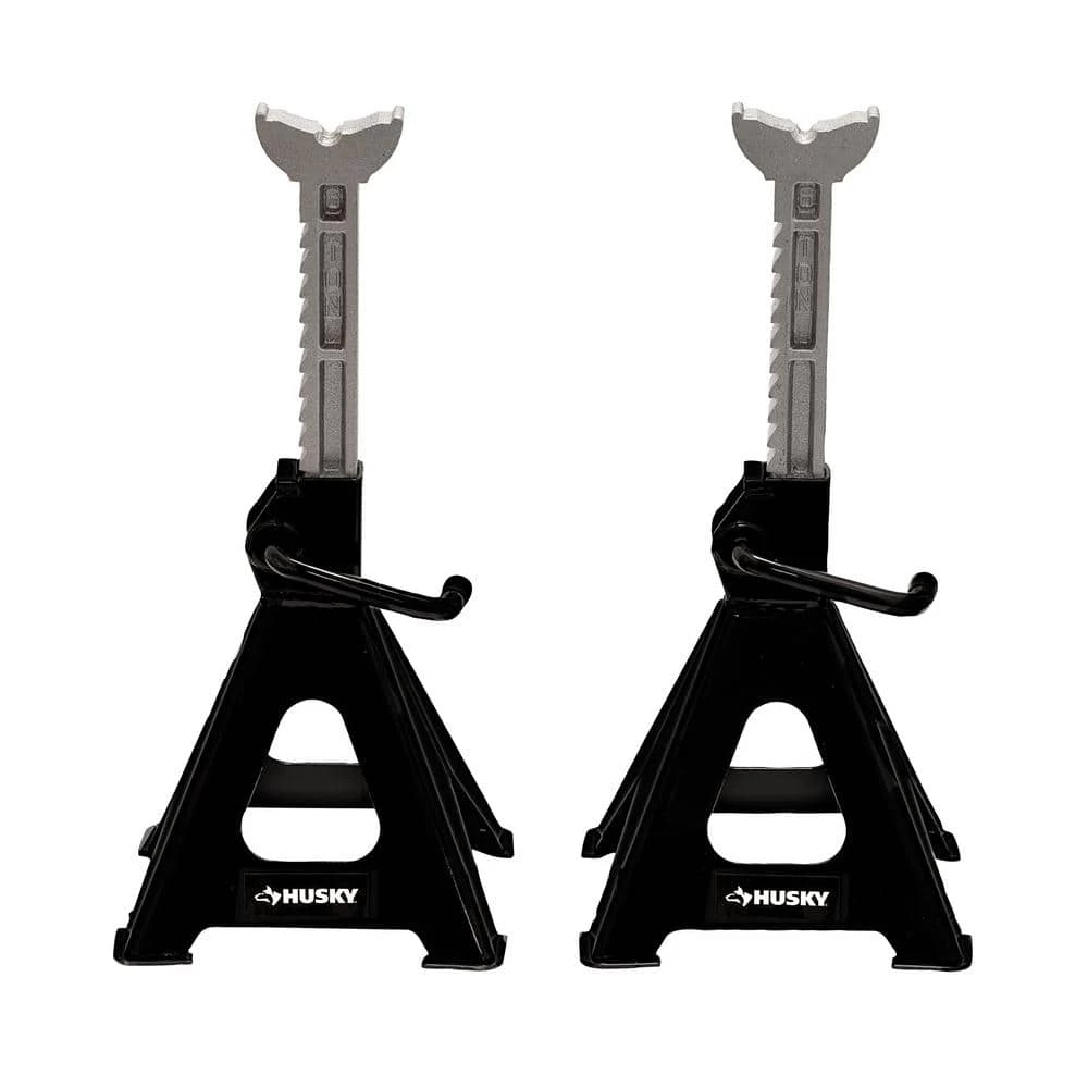 Husky 6-Ton Extended Reach Heavy-Duty Steel Jack Stands 6 Husky 6-Ton Extended Reach Heavy-Duty Steel Jack Stands - Image 4
