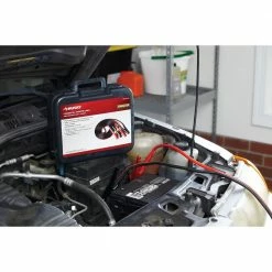 Husky 20 ft. 4-Gauge Booster Cables -ToolHub Shop husky jumper cables 0160420 ul1 31 1000