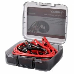 Husky 20 ft. 4-Gauge UL Booster Cable -ToolHub Shop husky jumper cables 0160420 ul1 40 1000 2