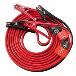 Husky 20 ft. 4-Gauge Booster Cables -ToolHub Shop husky jumper cables 0160420 ul1 44 1000