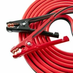 Husky 20 ft. 4-Gauge Booster Cables -ToolHub Shop husky jumper cables 0160420 ul1 76 1000
