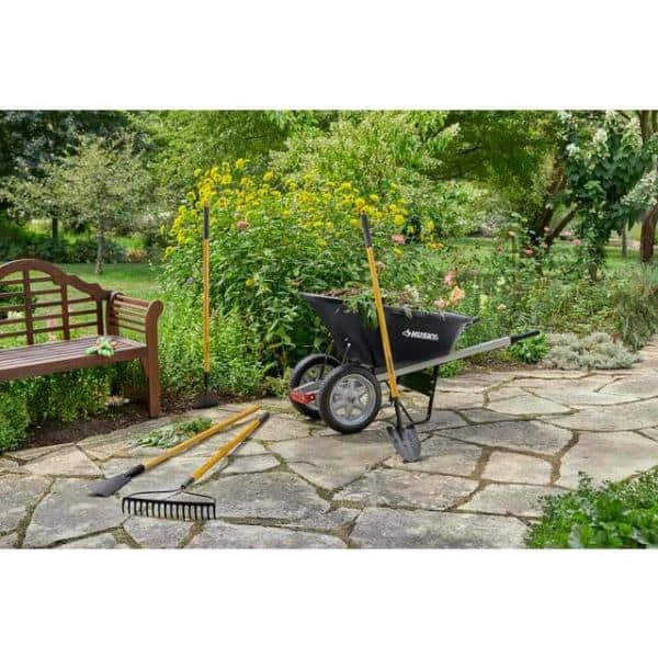 Husky 57 in. Wood Handle 16-Tine Bow Rake 8 Husky 57 in. Wood Handle 16-Tine Bow Rake - Image 6