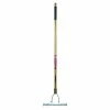 Husky 54 in. Long Wood Handle 19-Tine Adjustable Thatch Rake -ToolHub Shop husky landscaping rakes 77113 950 64 1000