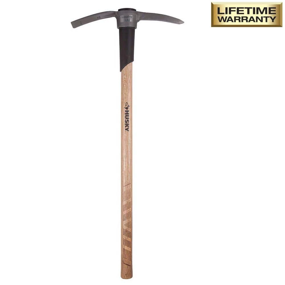 Husky 2.5 lb. Pick Mattock with 36 in. Hardwood Handle 3 Husky 2.5 lb. Pick Mattock with 36 in. Hardwood Handle