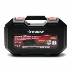 Husky 3/8 in. Drive 100-Position Universal SAE and Metric Mechanics Tool Set (60-Piece) -ToolHub Shop husky mechanics tool sets h10060mtsrm 1f 1000