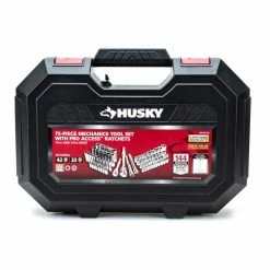 Husky 144-Position 1/4 in. and 3/8 in. Drive Mechanics Tool Set (75-Piece) -ToolHub Shop husky mechanics tool sets h14475mts 06 1f 1000