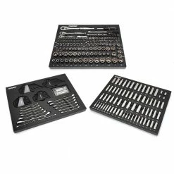 Husky Mechanics Tool Set in EVA Trays (290-Piece)
