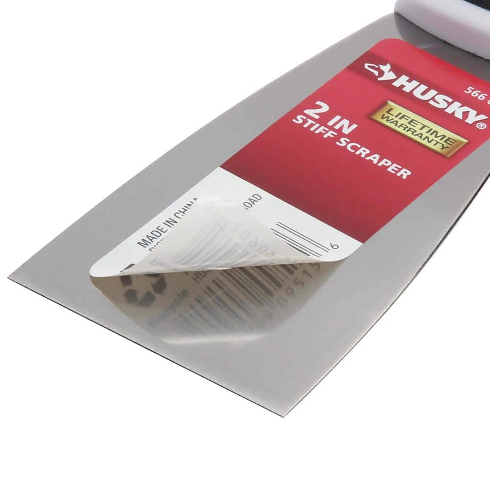 Husky 2 in. Stiff Paint Scraper 6 Husky 2 in. Stiff Paint Scraper - Image 4