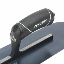 Husky 16 in. x 4-1/2 in. Pro Blue Steel Pool Trowel -ToolHub Shop husky pool trowels 57513 1f 1000