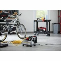 Husky 1 Gal. Portable Electric-Powered Silent Air Compressor 21 Husky 1 Gal. Portable Electric-Powered Silent Air Compressor -ToolHub Shop husky portable air compressors 3300113 1d 1000