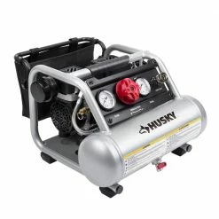 Husky 1 Gal. Portable Electric-Powered Silent Air Compressor 26 Husky 1 Gal. Portable Electric-Powered Silent Air Compressor -ToolHub Shop husky portable air compressors 3300113 1f 1000