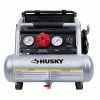 Husky 1 Gal. Portable Electric-Powered Silent Air Compressor -ToolHub Shop husky portable air compressors 3300113 64 1000