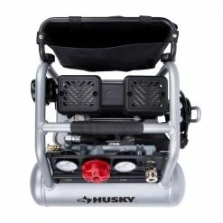 Husky 1 Gal. Portable Electric-Powered Silent Air Compressor 29 Husky 1 Gal. Portable Electric-Powered Silent Air Compressor -ToolHub Shop husky portable air compressors 3300113 76 1000